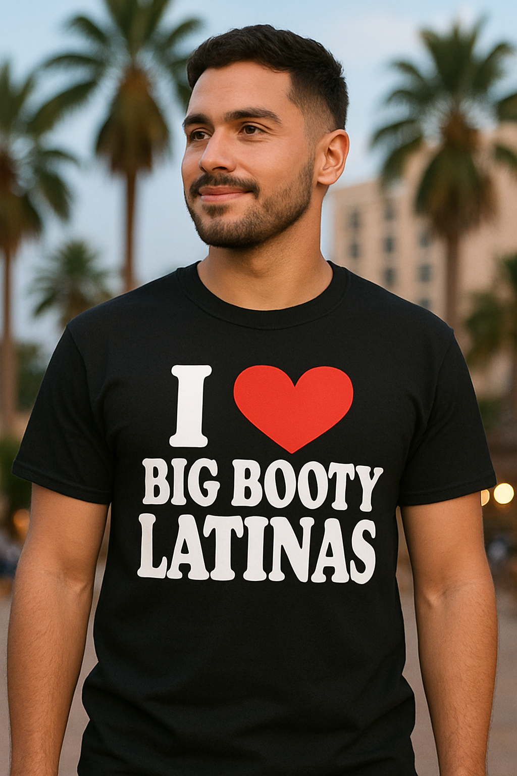 I Love Big Booty Latinas Shirt | Funny Bold T-Shirt | Stonk Shark Apparel