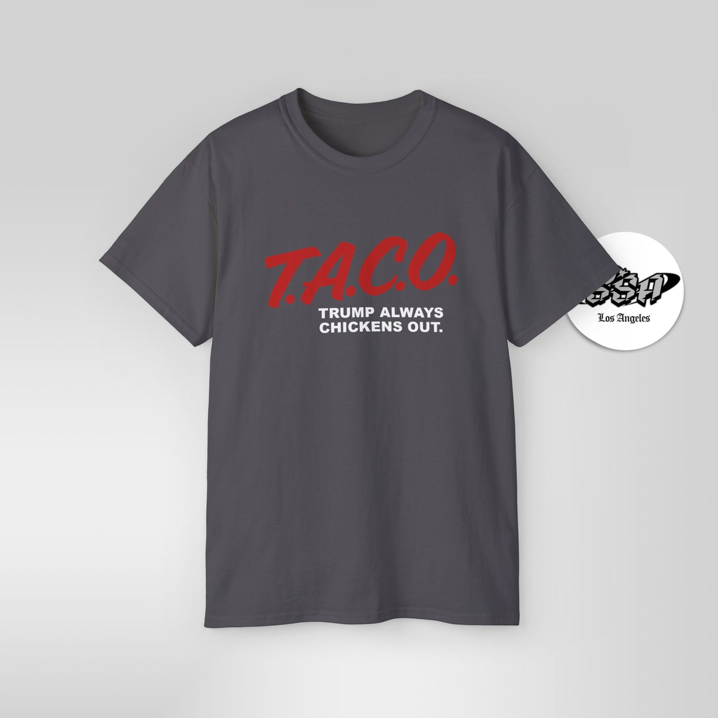 T.A.C.O. Parody Shirt – Retro D.A.R.E. Style | Funny Trump Meme Tee