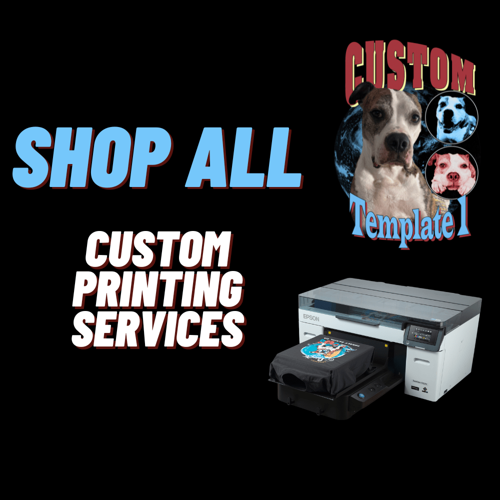 CUSTOM PRINT SERVICES - Stonk Shark Co. 