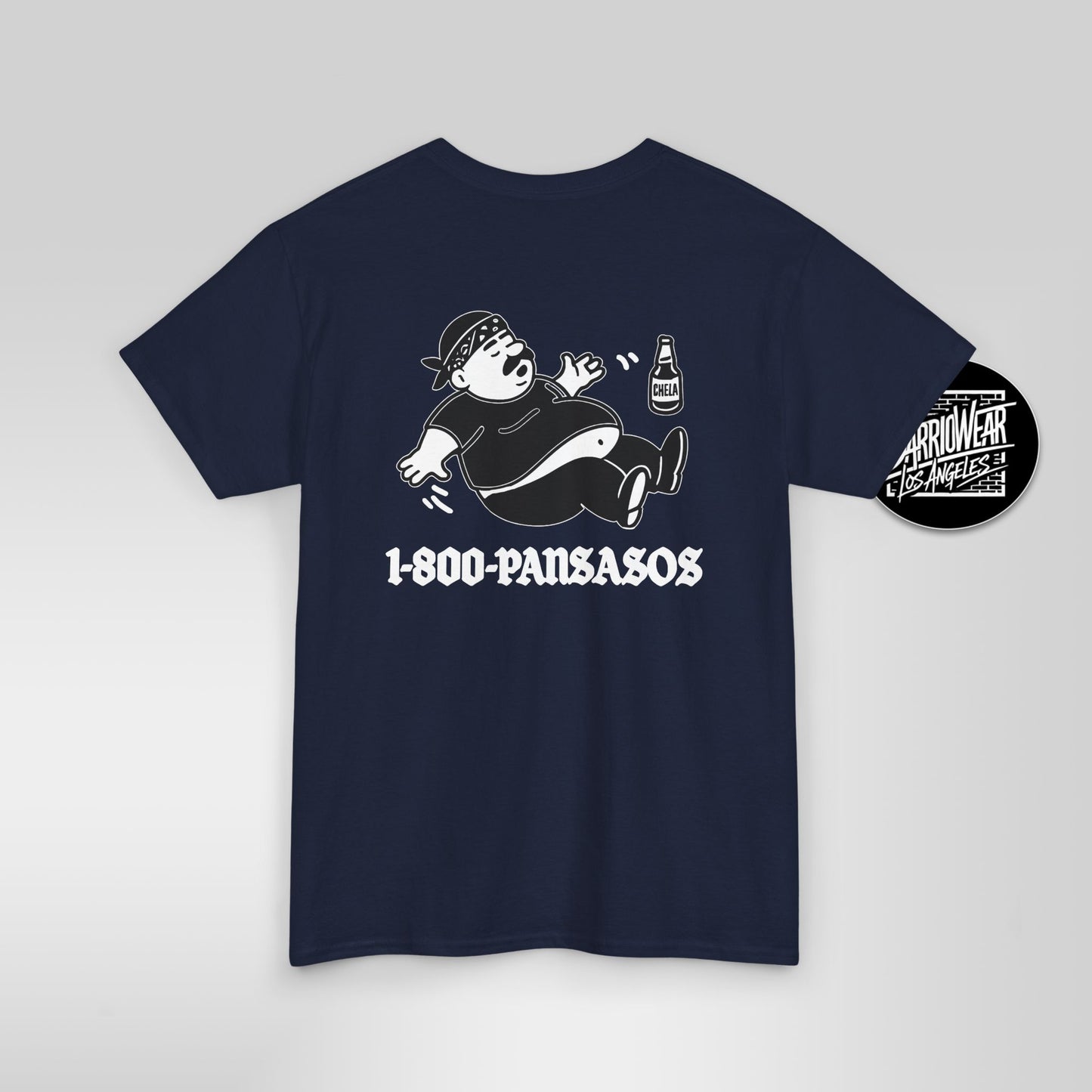 1800 Pansasos Funny Cholo Panza Double Sided T-Shirt