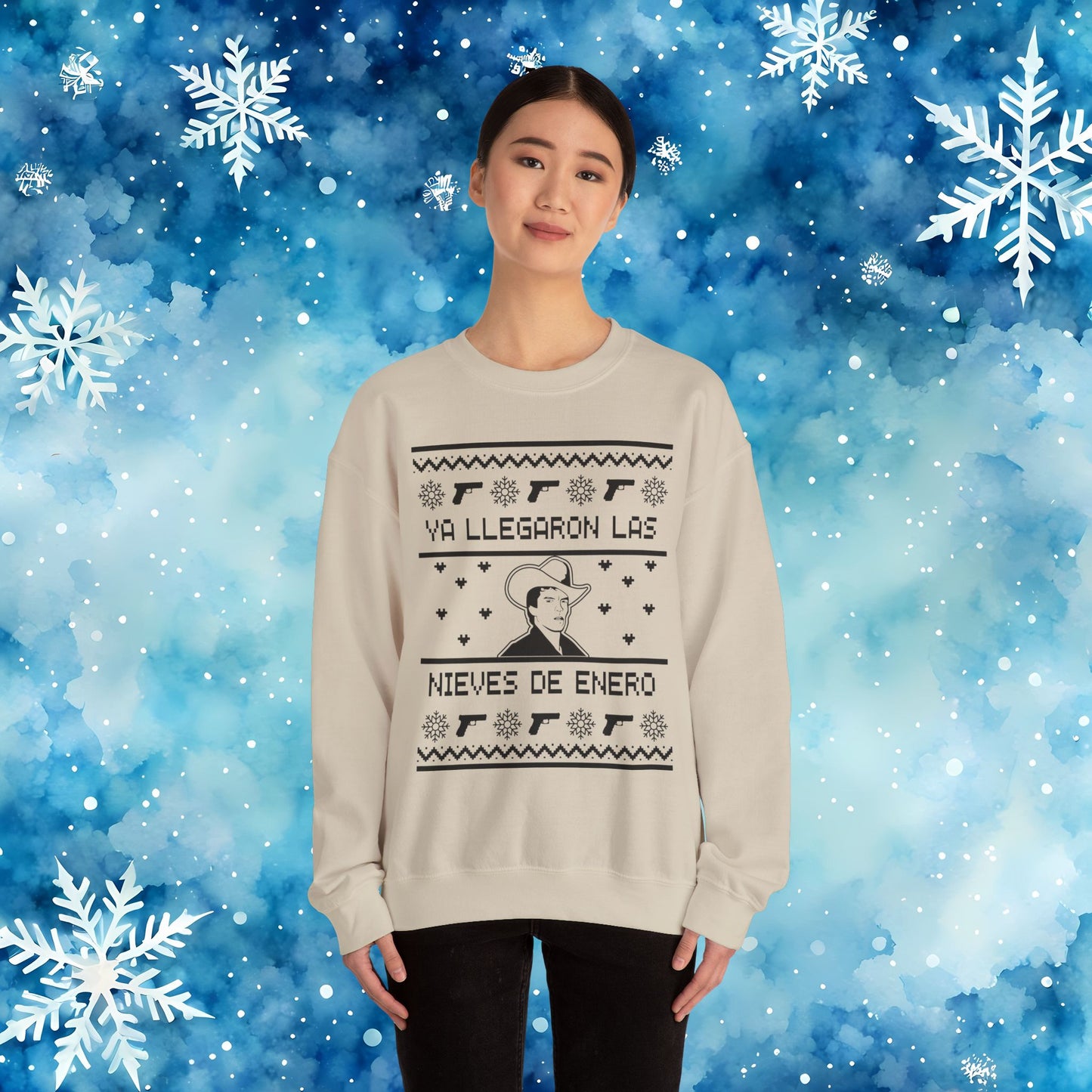 Ya Llegaron Las Nieves de Enero Ugly Christmas Sweater