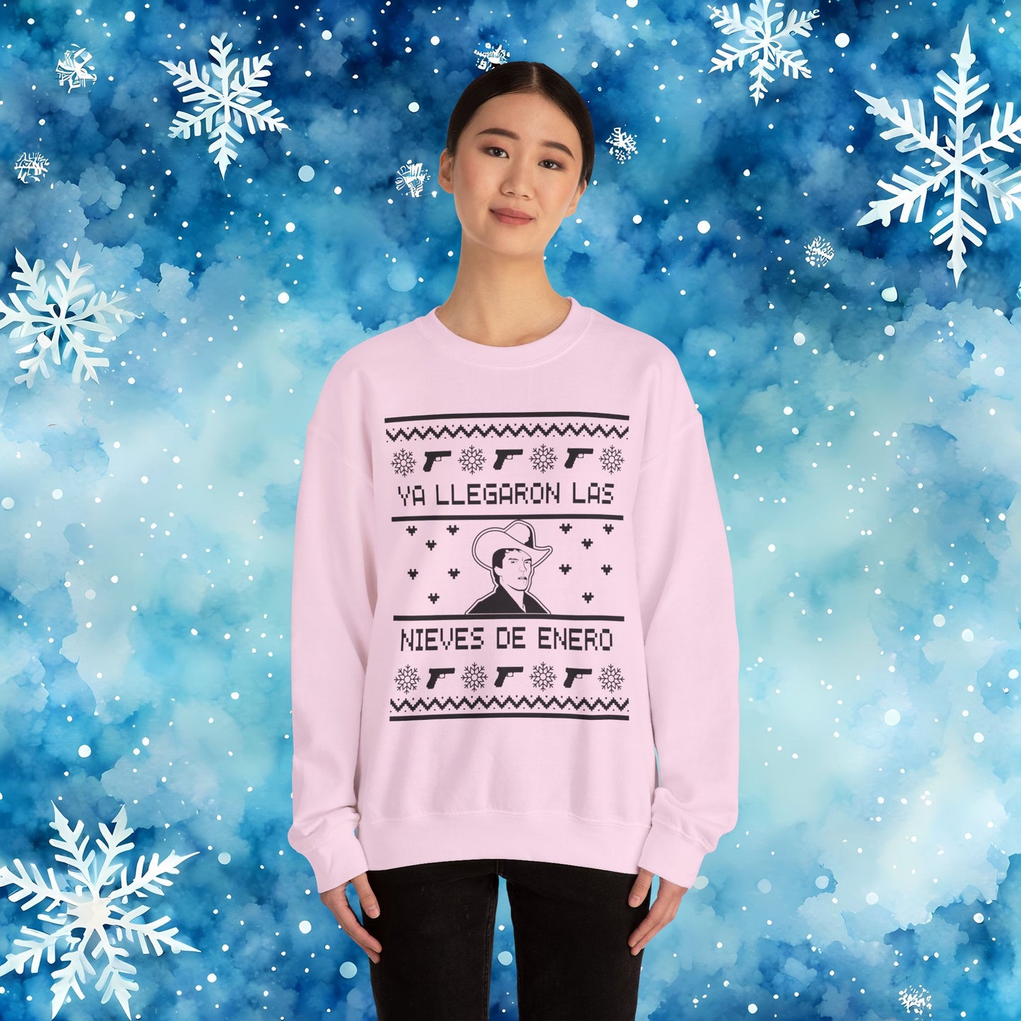 Ya Llegaron Las Nieves de Enero Ugly Christmas Sweater