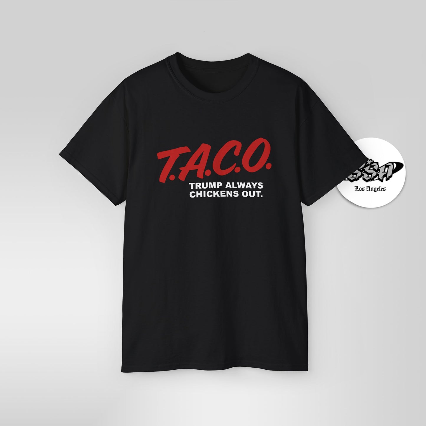 T.A.C.O. Parody Shirt – Retro D.A.R.E. Style | Funny Trump Meme Tee