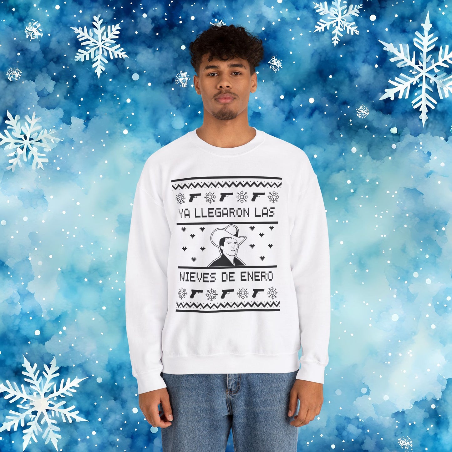 Ya Llegaron Las Nieves de Enero Ugly Christmas Sweater