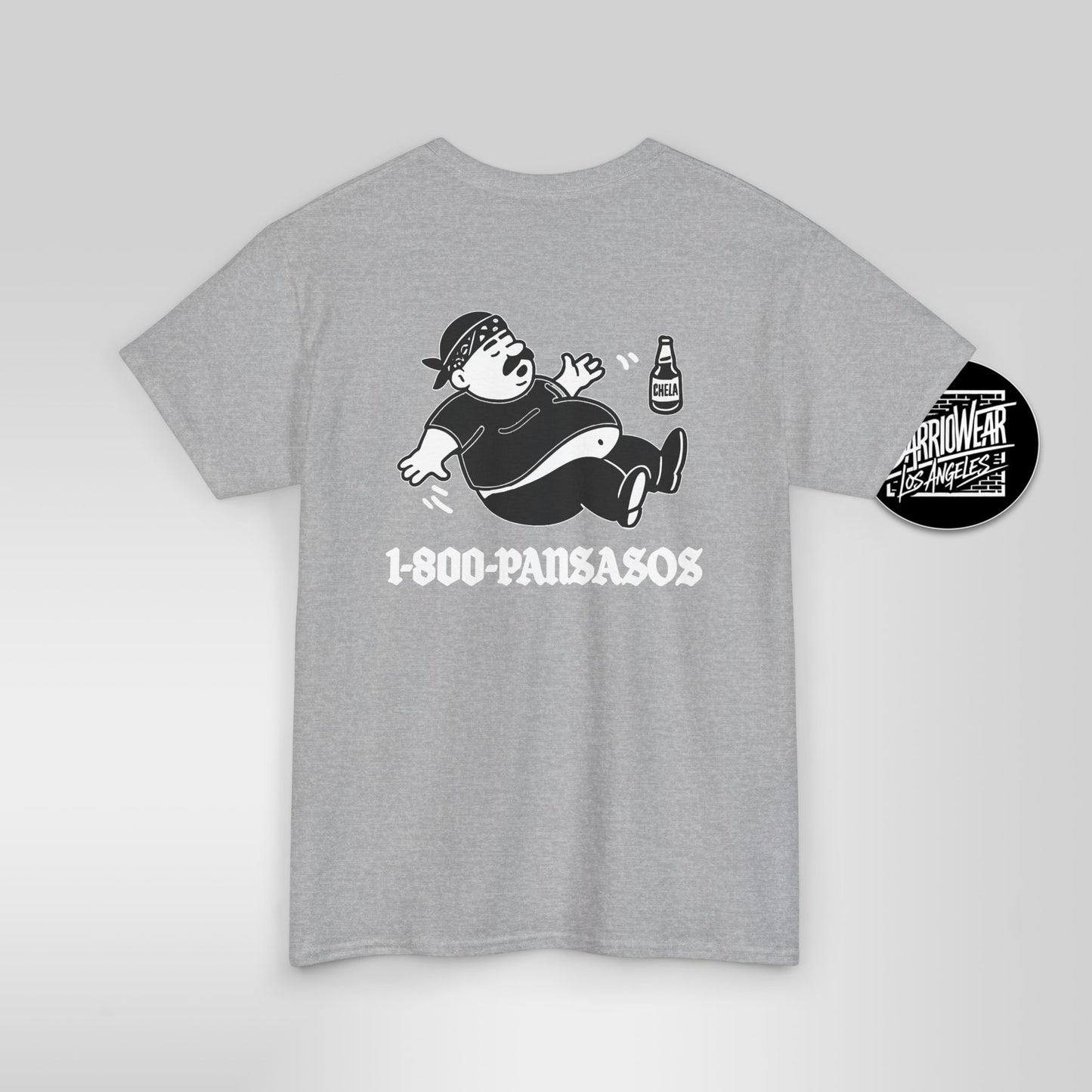 1800 Pansasos Funny Cholo Panza Double Sided T-Shirt