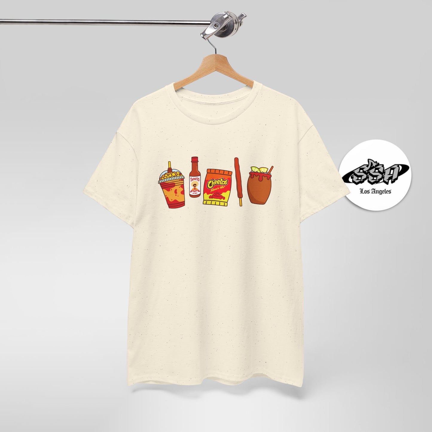Pa’ Los Picositos T-Shirt – Chamoy, Hot Chips, & Hot Sauce Mexican Snack Tee