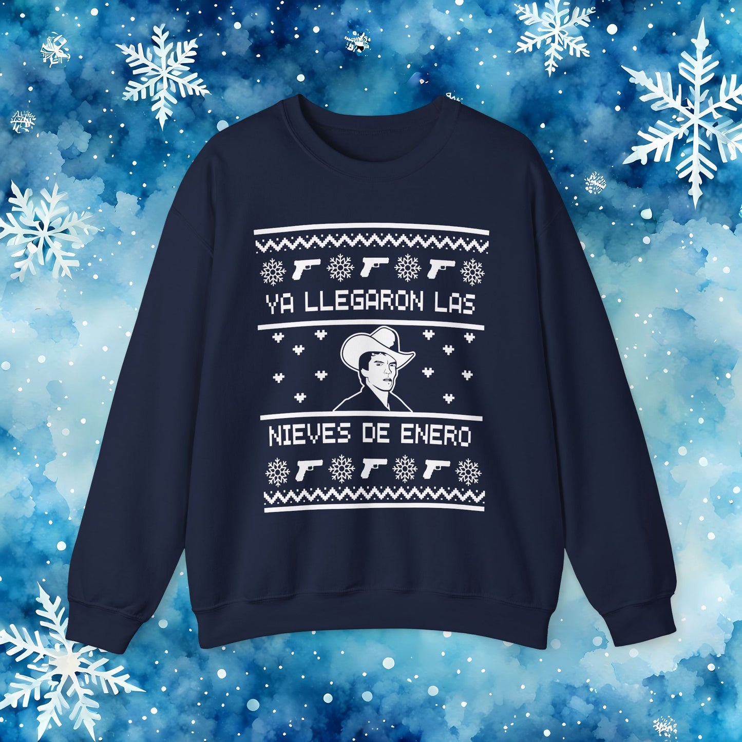 Ya Llegaron Las Nieves de Enero Ugly Christmas Sweater