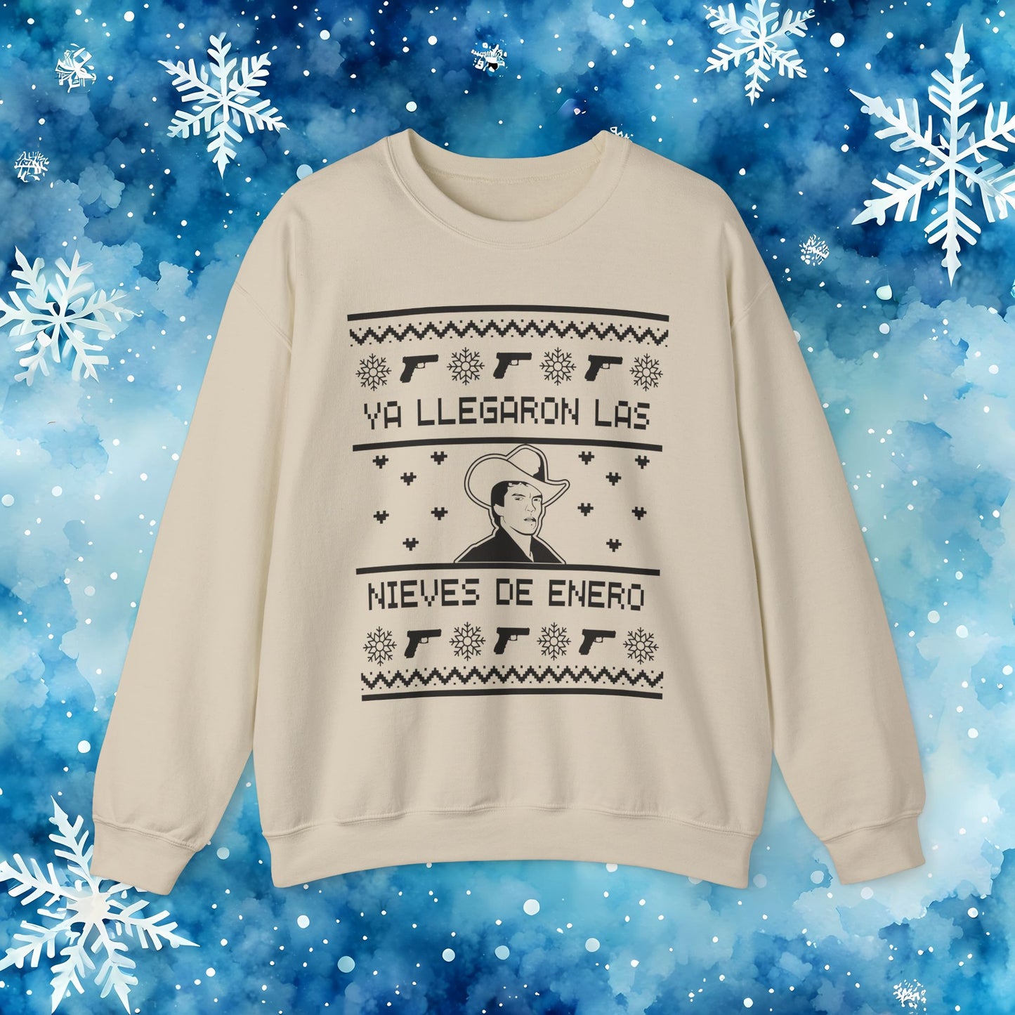 Ya Llegaron Las Nieves de Enero Ugly Christmas Sweater