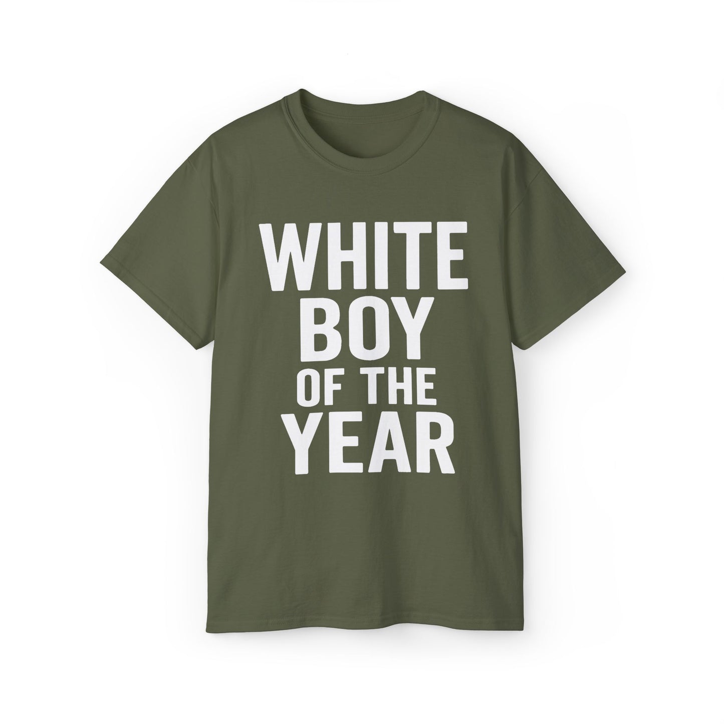 White Boy of the Year Funny Bold T-Shirt