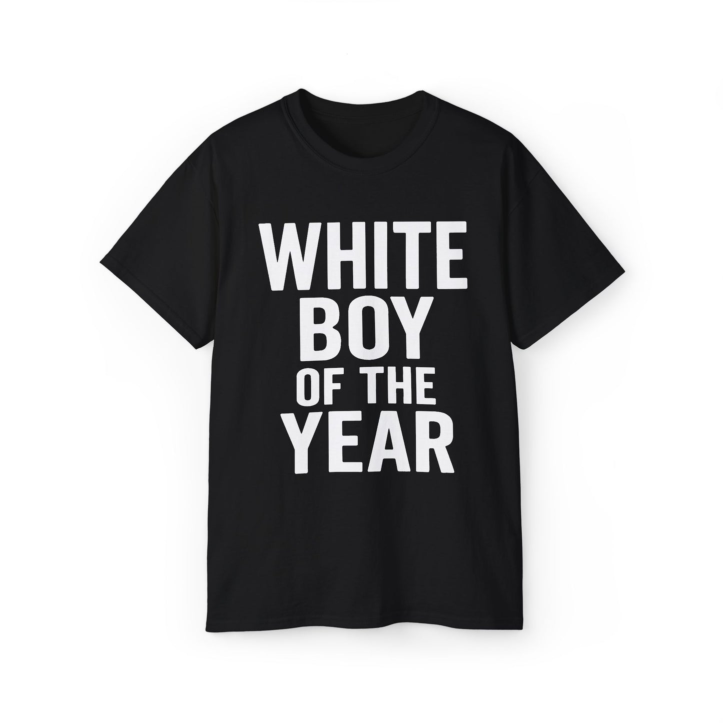 White Boy of the Year Funny Bold T-Shirt