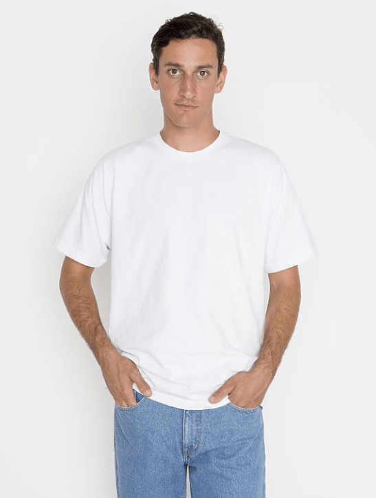 6.5OZ LA APPAREL GARMENT DYE CREW NECK T - SHIRT - Stonk Shark Co.