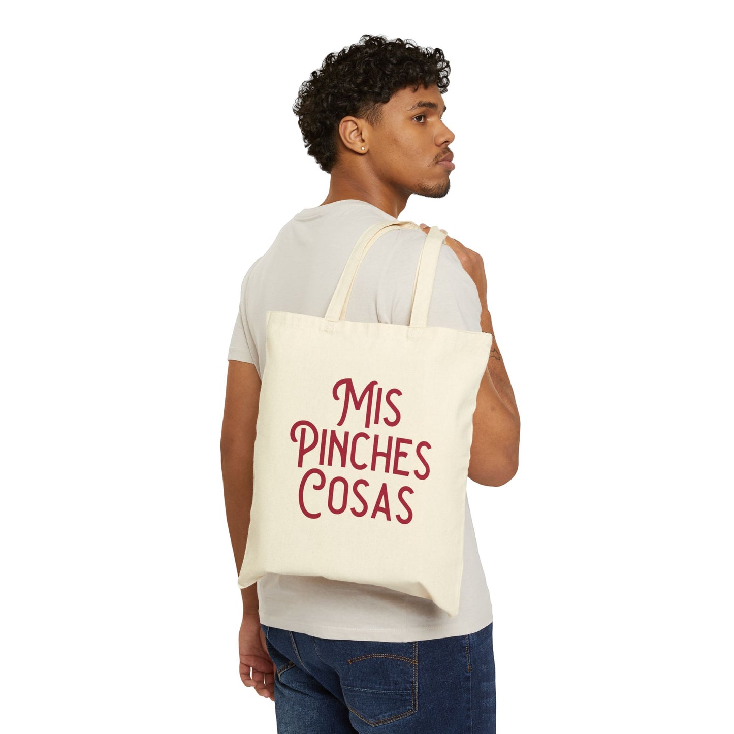 Mis Pinches Cosas Tote Bag – Funny Everyday Canvas Cotton Bag