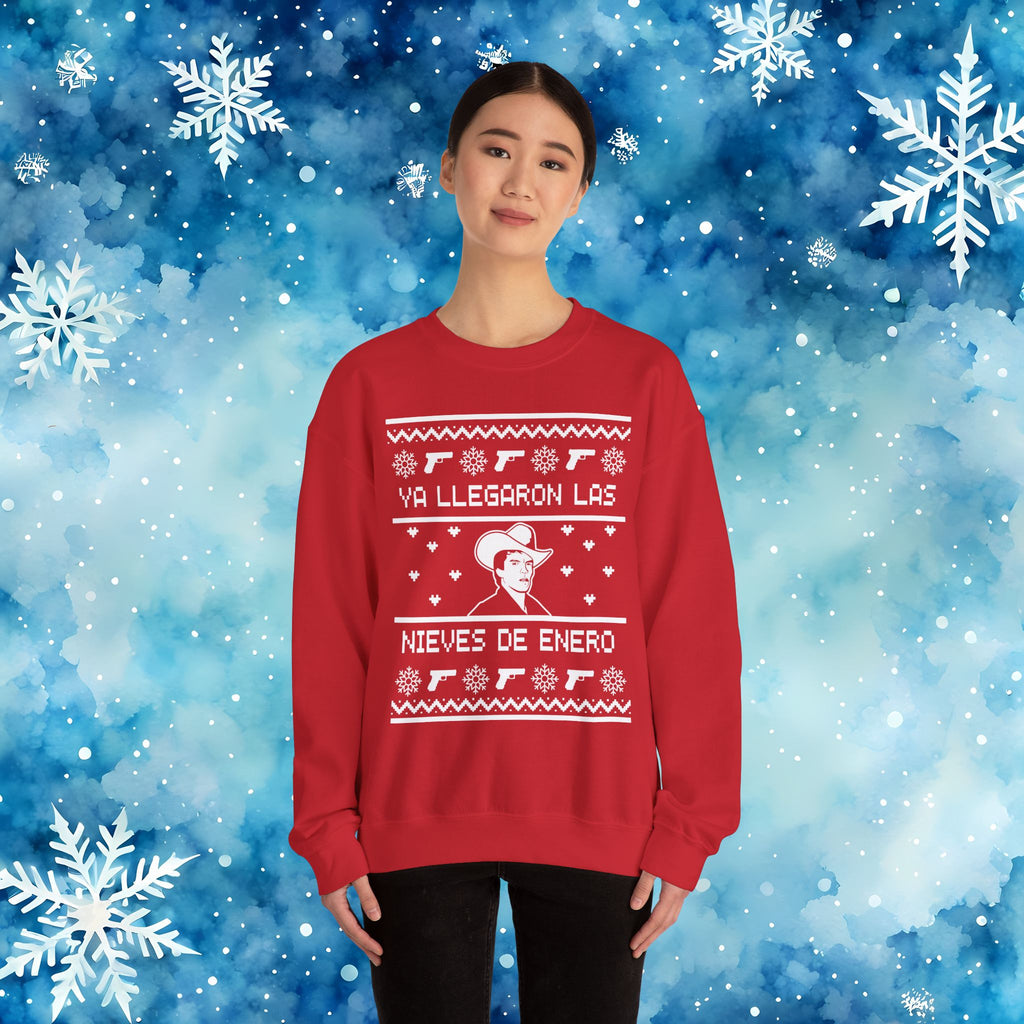 Ya Llegaron Las Nieves de Enero Ugly Christmas Sweater