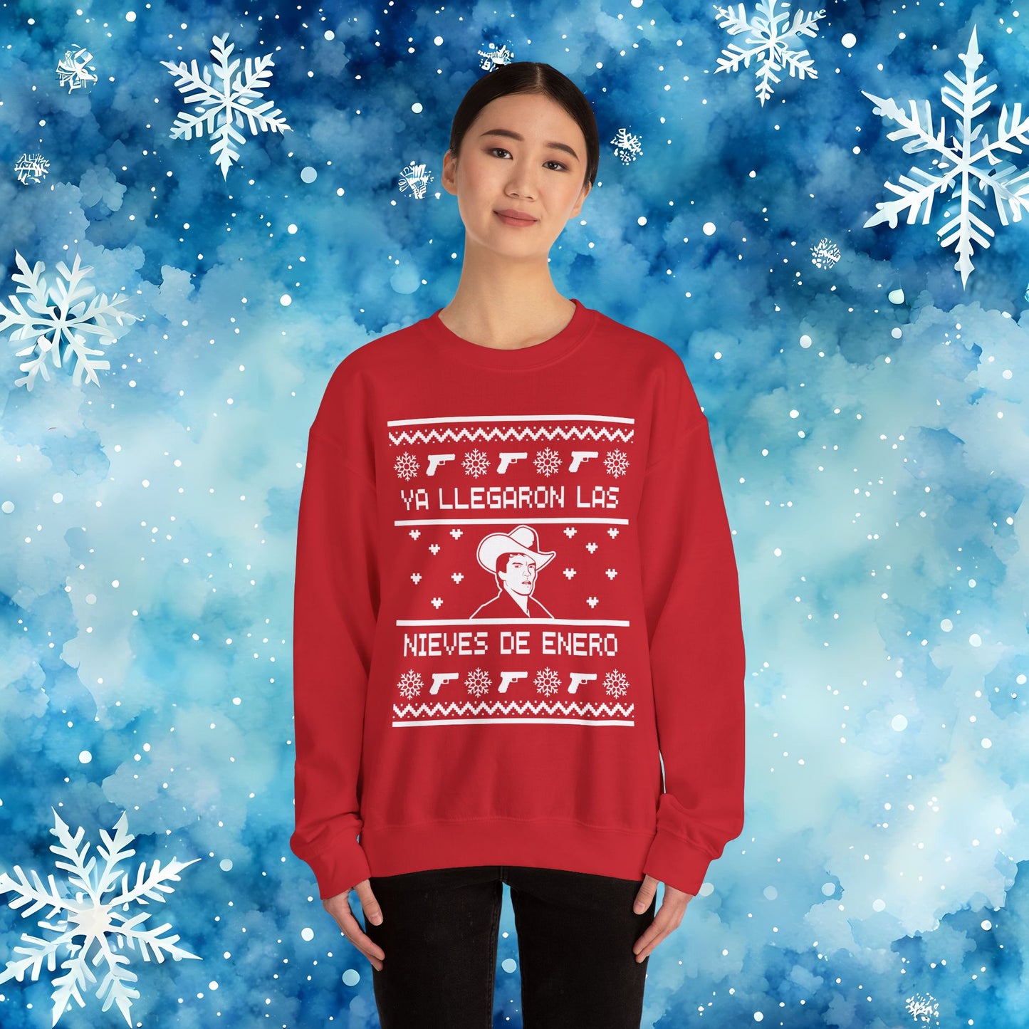 Ya Llegaron Las Nieves de Enero Ugly Christmas Sweater