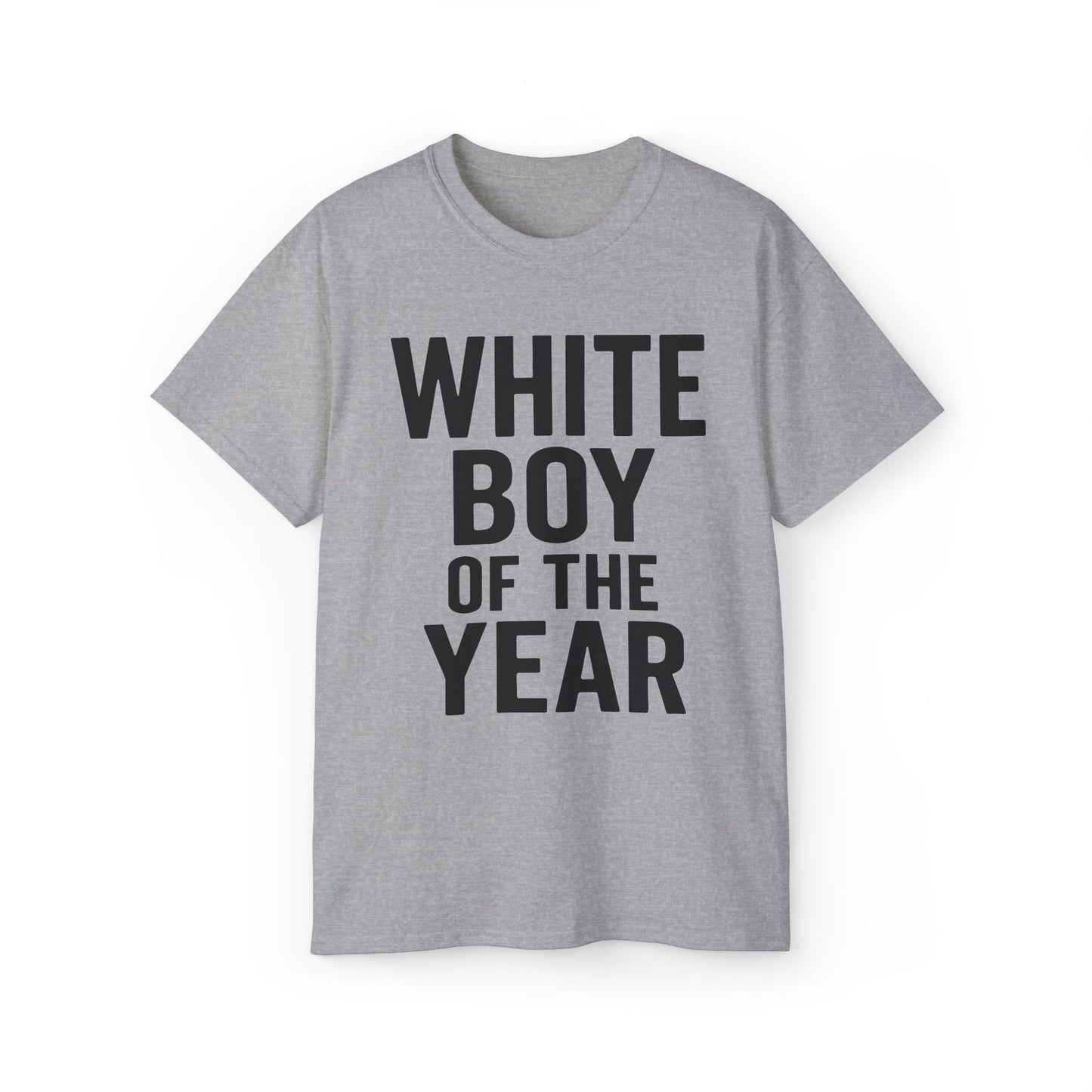 White Boy of the Year Funny Bold T-Shirt