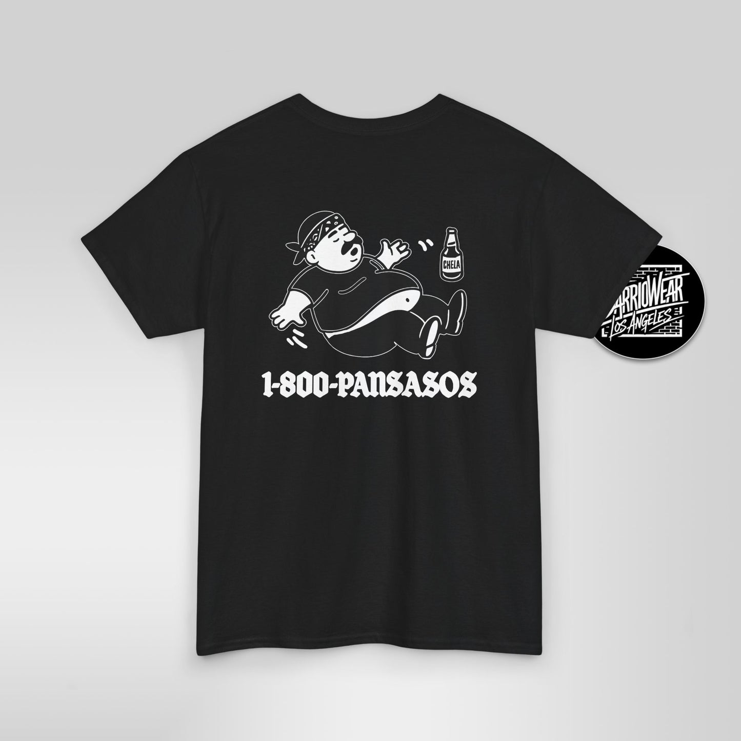1800 Pansasos Funny Cholo Panza Double Sided T-Shirt