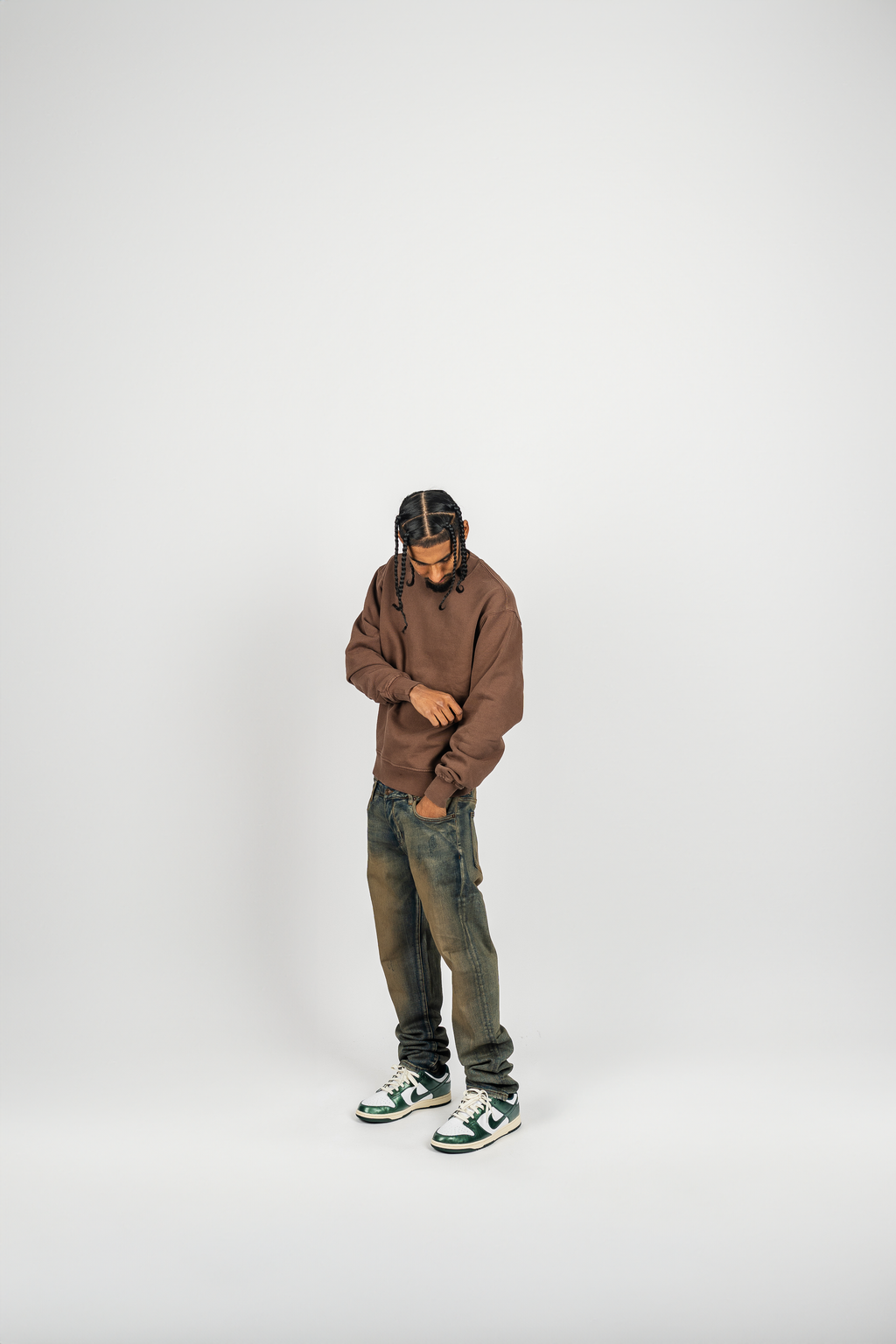 Shaka Wear Garment Dye Crewneck Sweatshirt