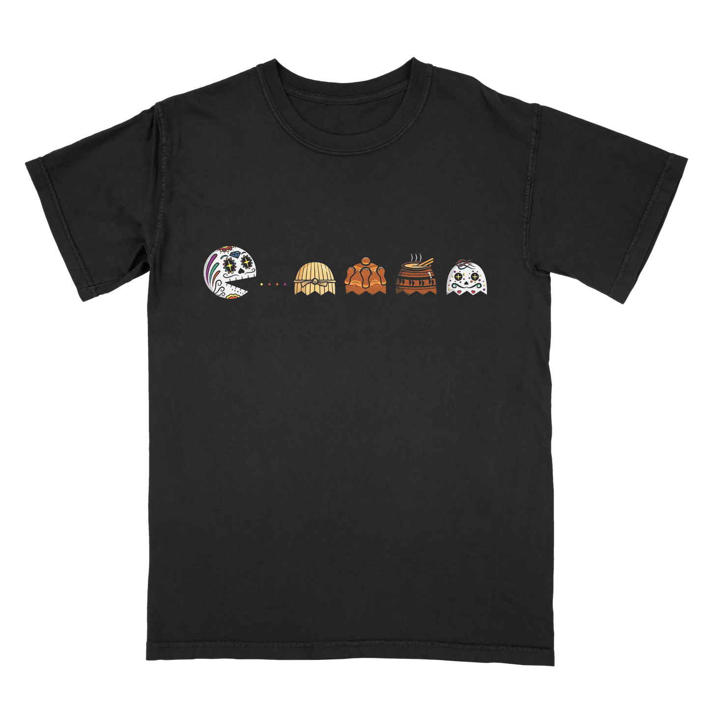 RETRO VIDEO GAME DIA DE LOS MUERTOS T SHIRT