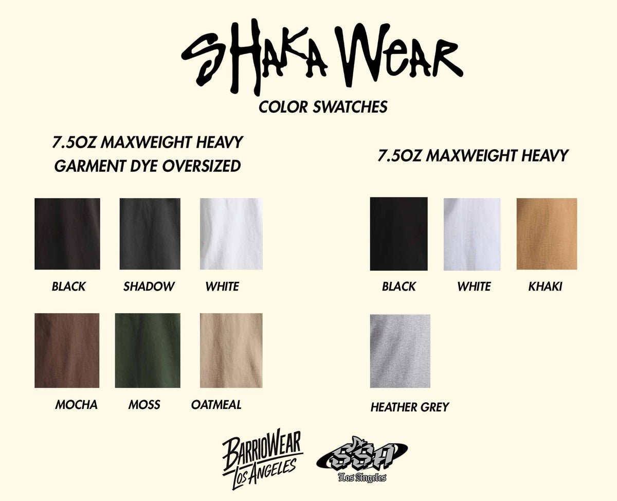 Shaka Wear 7.5oz Max Weight Custom T Shirt