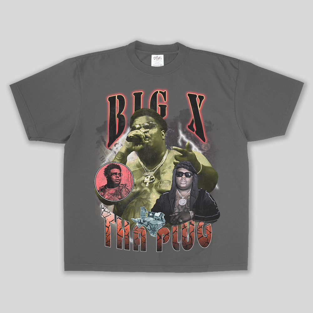 BIG X THA PLUG - VINTAGE STYLE Bootleg 90s Tee T Shirt Merch – Stonk ...