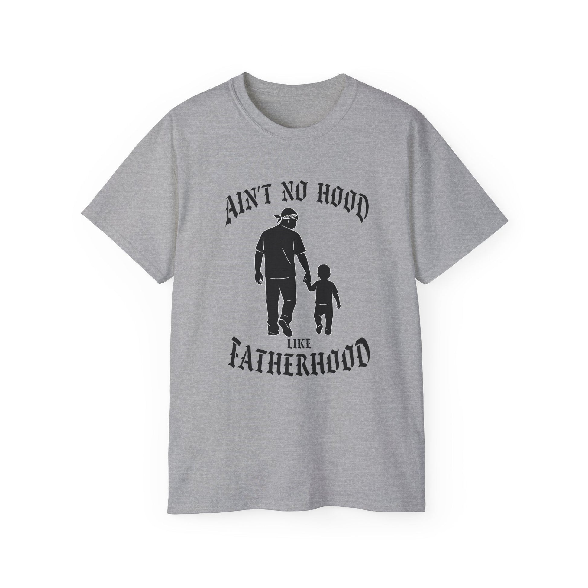 Ain’t No Hood Like Fatherhood – Gangster Style Father’s Day Shirt - Stonk Shark Co.