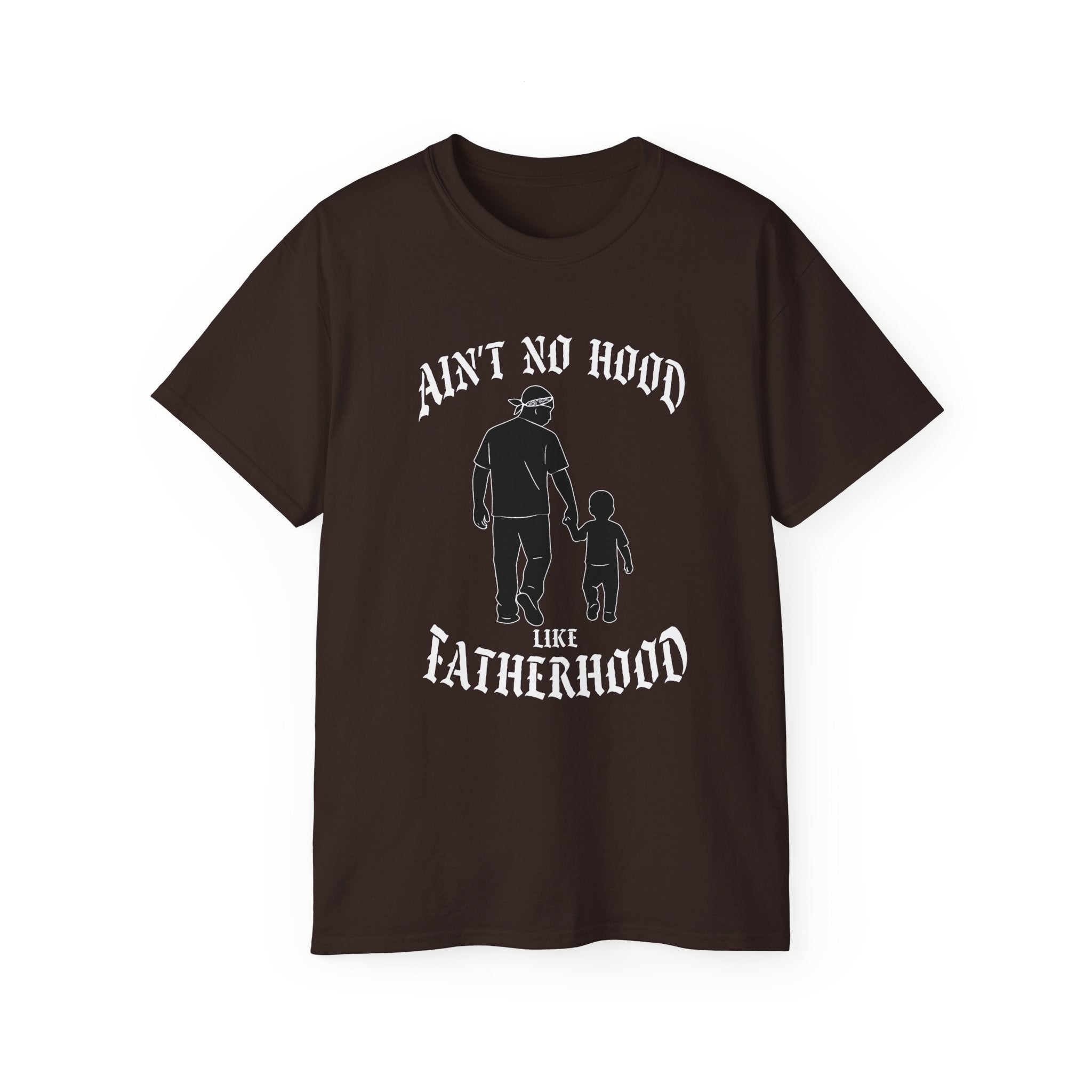 Ain’t No Hood Like Fatherhood – Gangster Style Father’s Day Shirt - Stonk Shark Co.