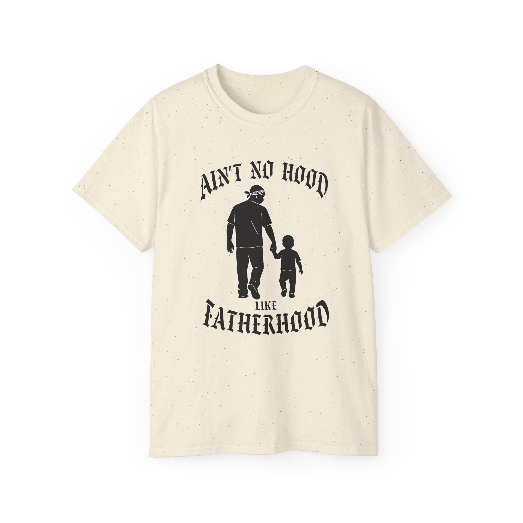 Ain’t No Hood Like Fatherhood – Gangster Style Father’s Day Shirt - Stonk Shark Co.