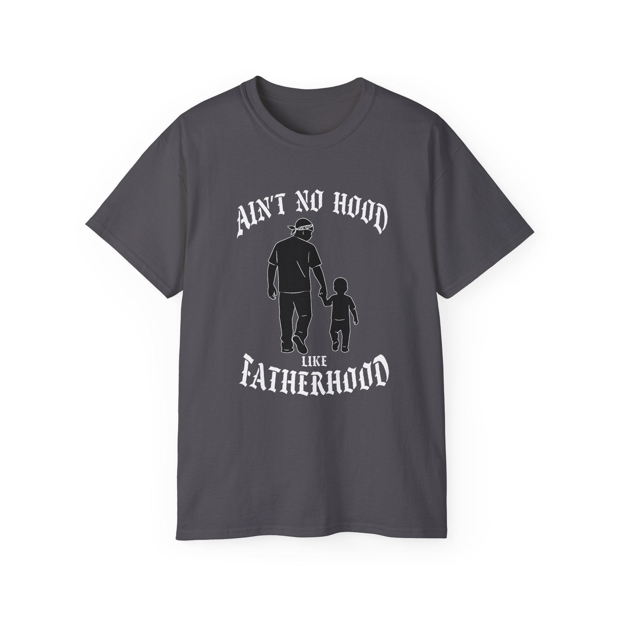 Ain’t No Hood Like Fatherhood – Gangster Style Father’s Day Shirt - Stonk Shark Co.