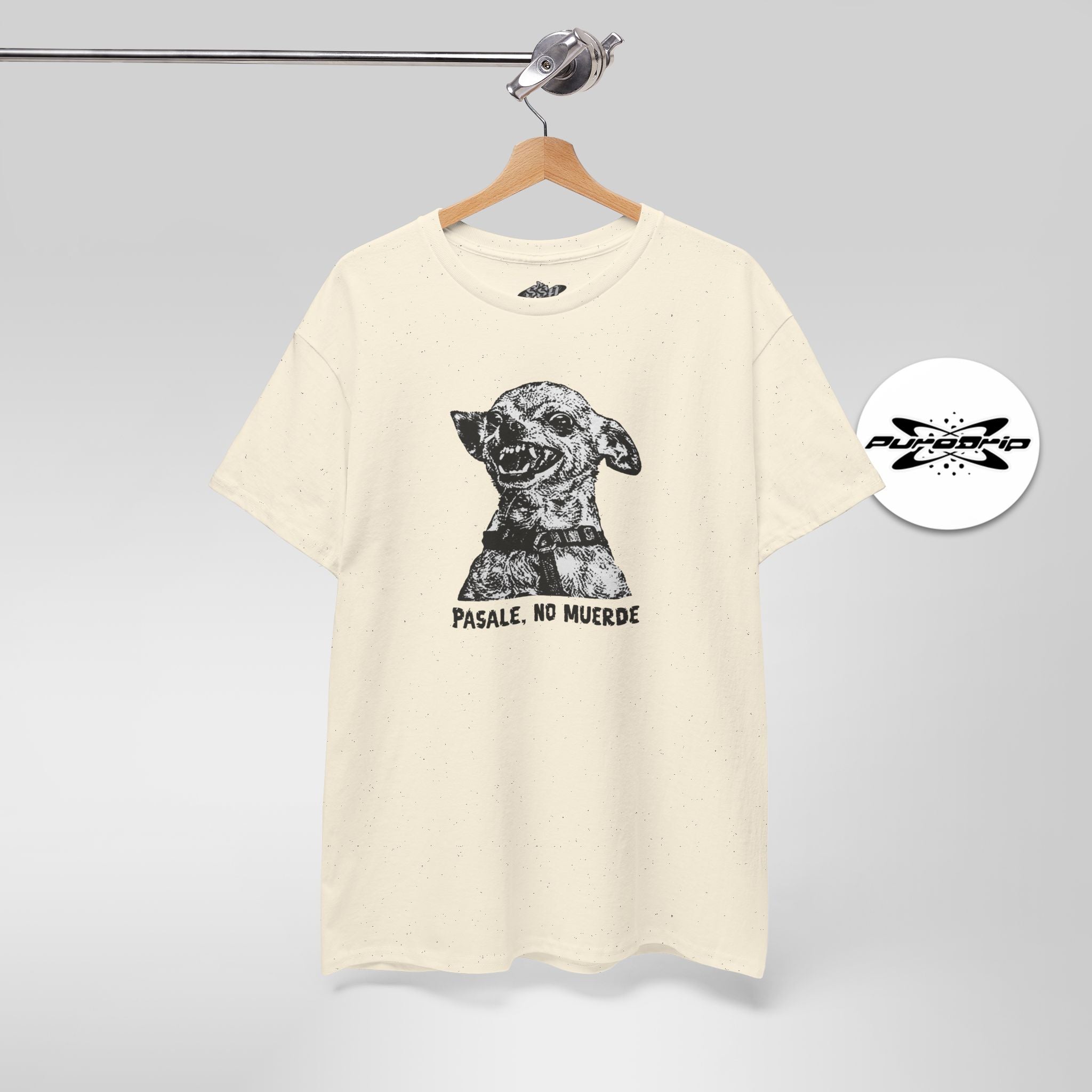 Angry Chihuahua T-Shirt – "Pásale, No Muerde" Tee - Stonk Shark Co.