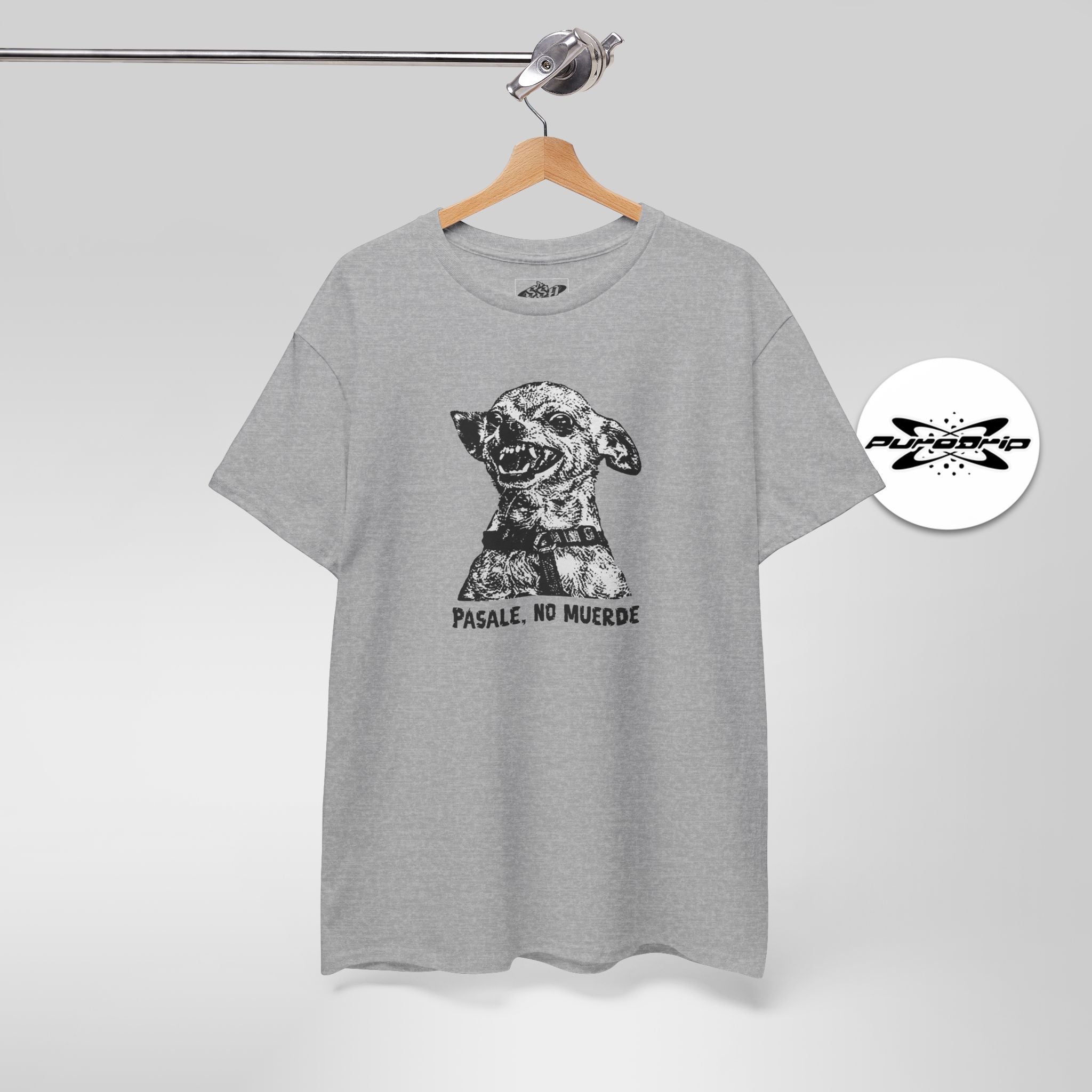 Angry Chihuahua T-Shirt – "Pásale, No Muerde" Tee - Stonk Shark Co.