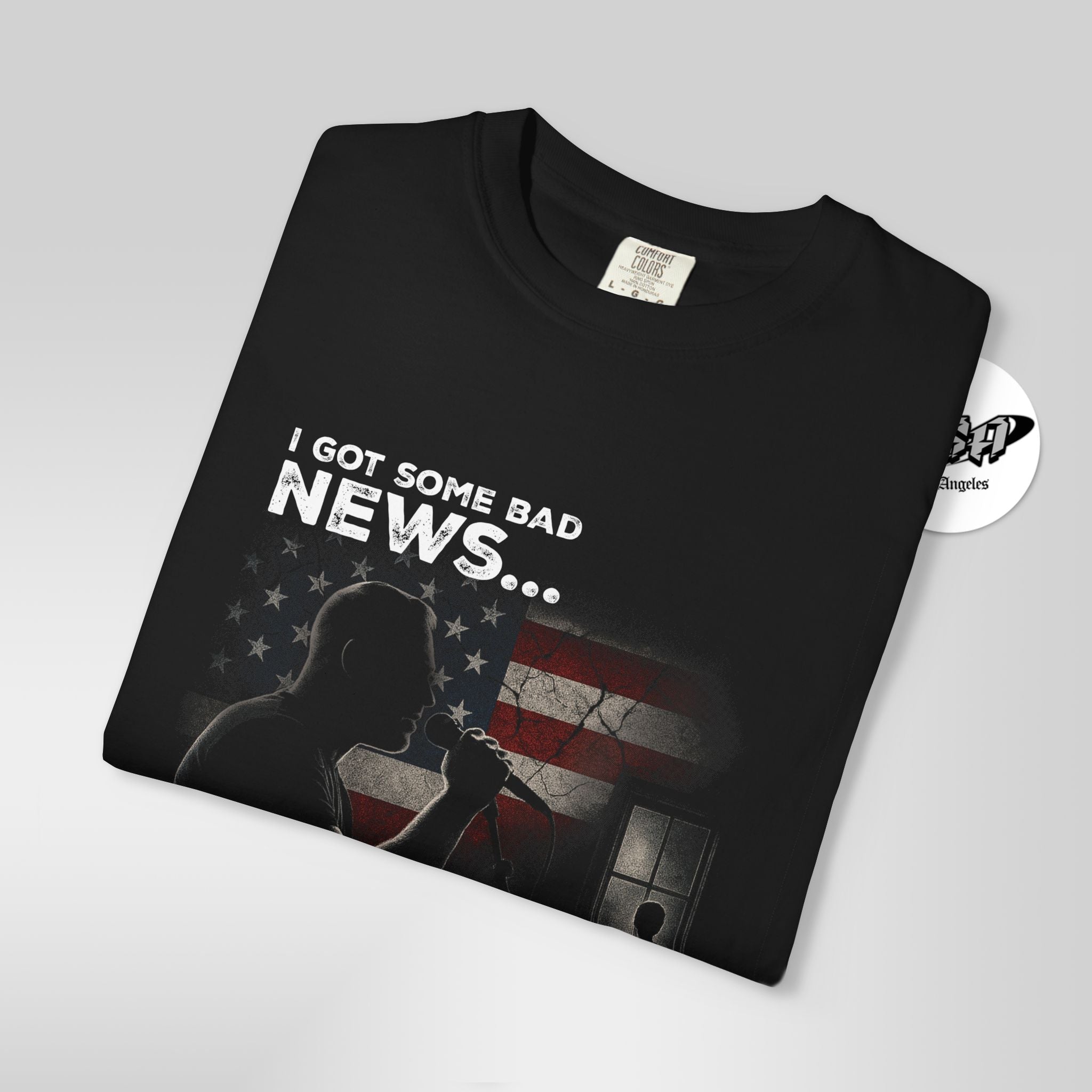 Bad News Tee – The Fading of the Red, White, and Blue Shirt - Stonk Shark Co.