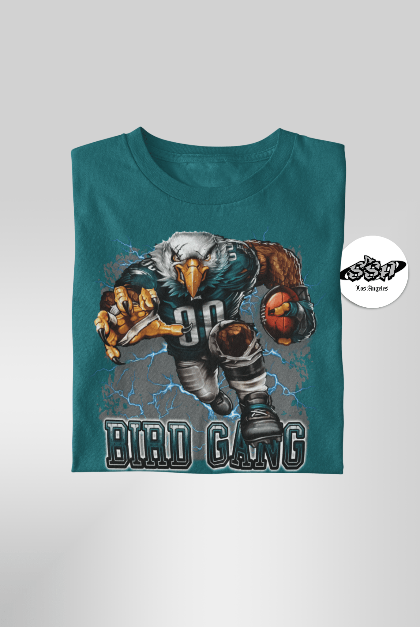 Bird Gang Football Shirt – Philly Fans Game Day Tee - Stonk Shark Co.