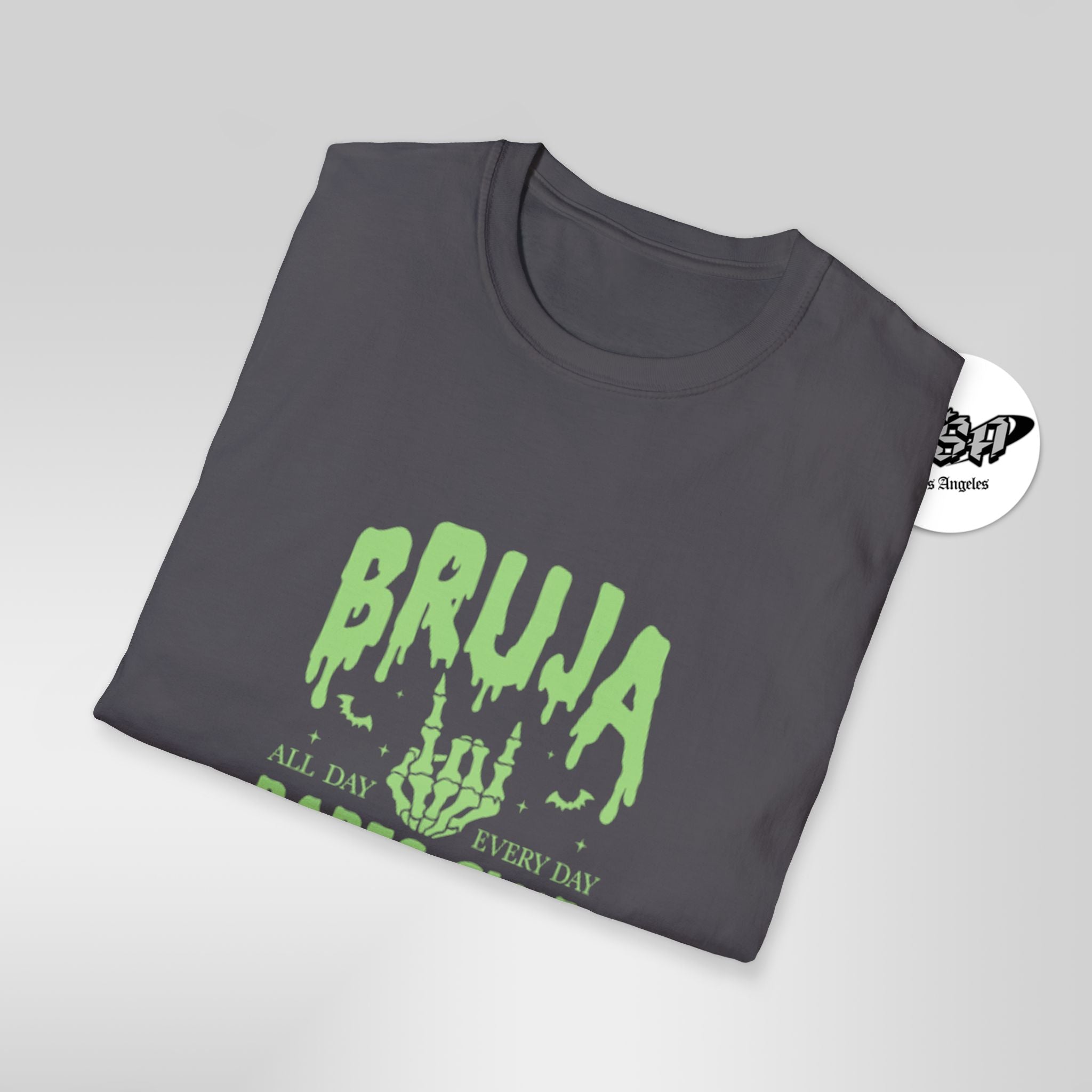 Bruja Babes Club Glow in the Dark T-Shirt | Latina Witch Halloween Tee - Stonk Shark Co.