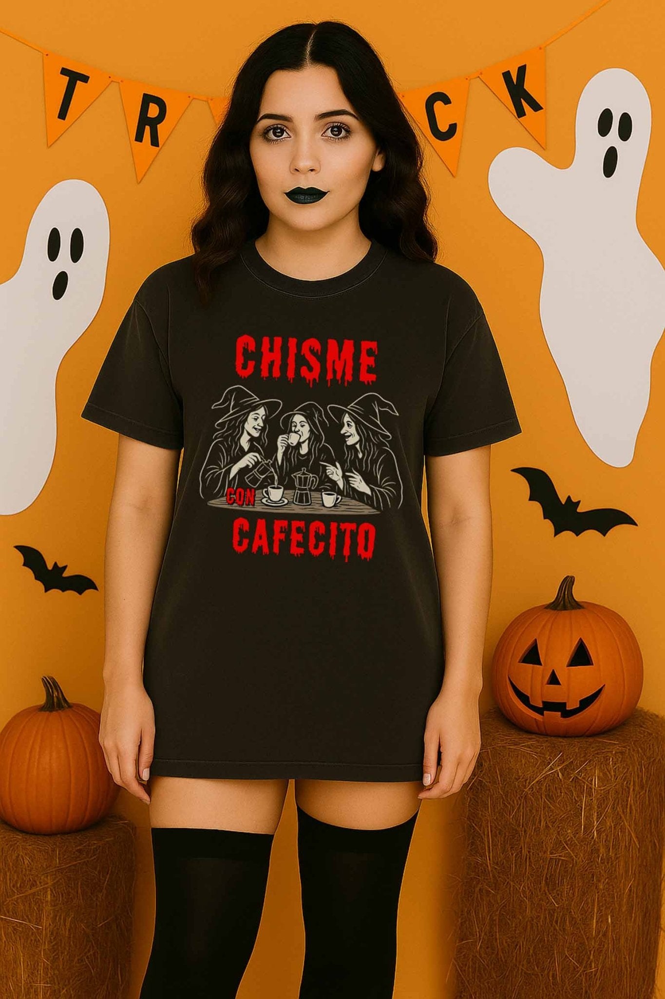Cafecito & Chisme Witches T-Shirt - Stonk Shark Co.