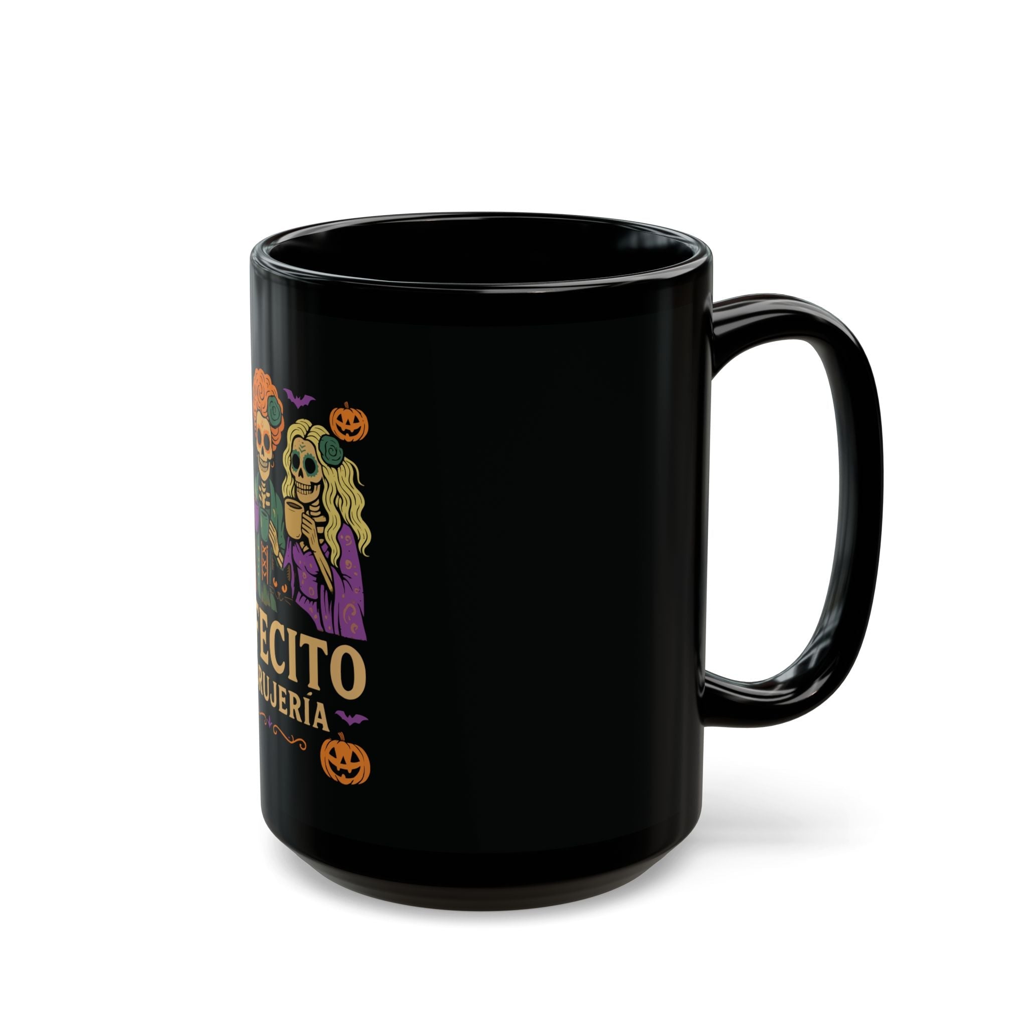 Cafecito y Brujería Mug – Latina Halloween Coffee Cup - Stonk Shark Co.