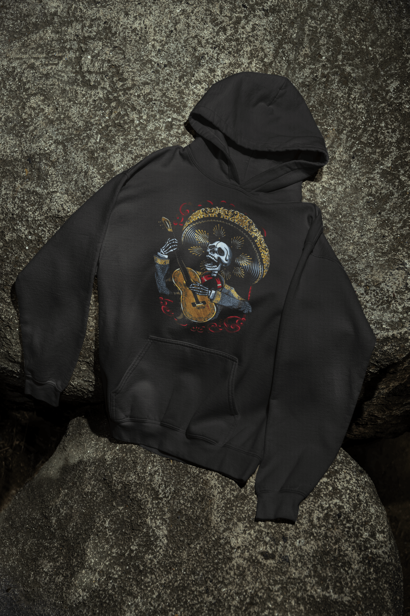 CHARRO DIA DE LOS MUERTOS T SHIRT - Stonk Shark Co.