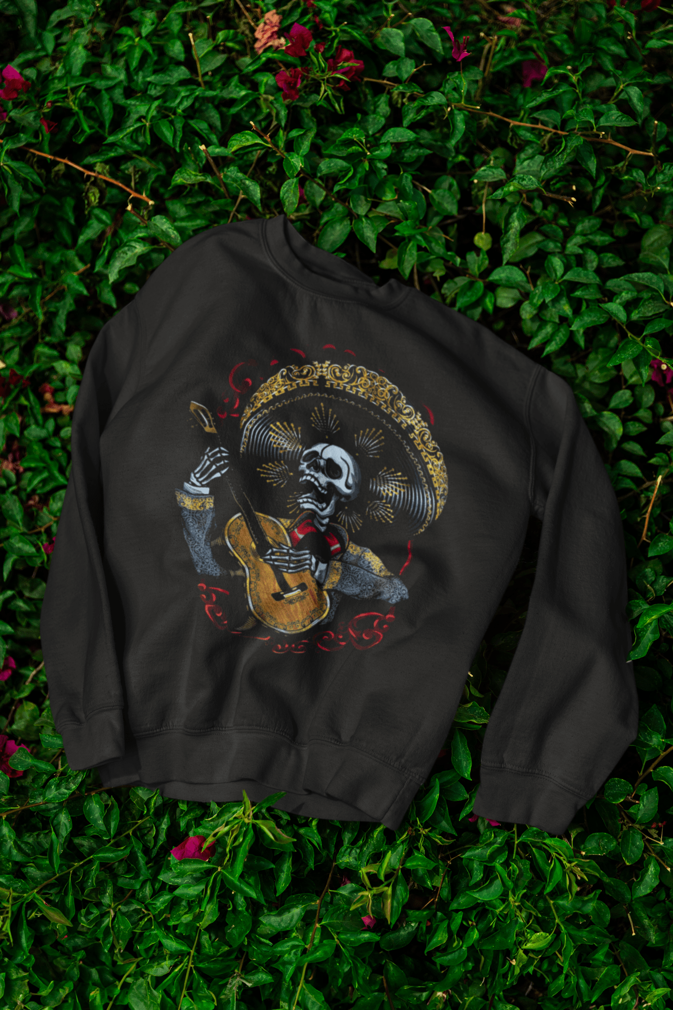 CHARRO DIA DE LOS MUERTOS T SHIRT - Stonk Shark Co.