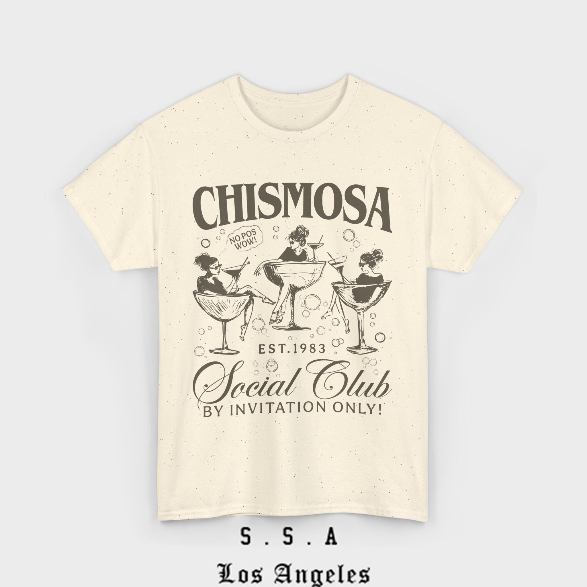 Chismosa Social Club T Shirt – Funny Vintage Vibe Tee - Stonk Shark Co.