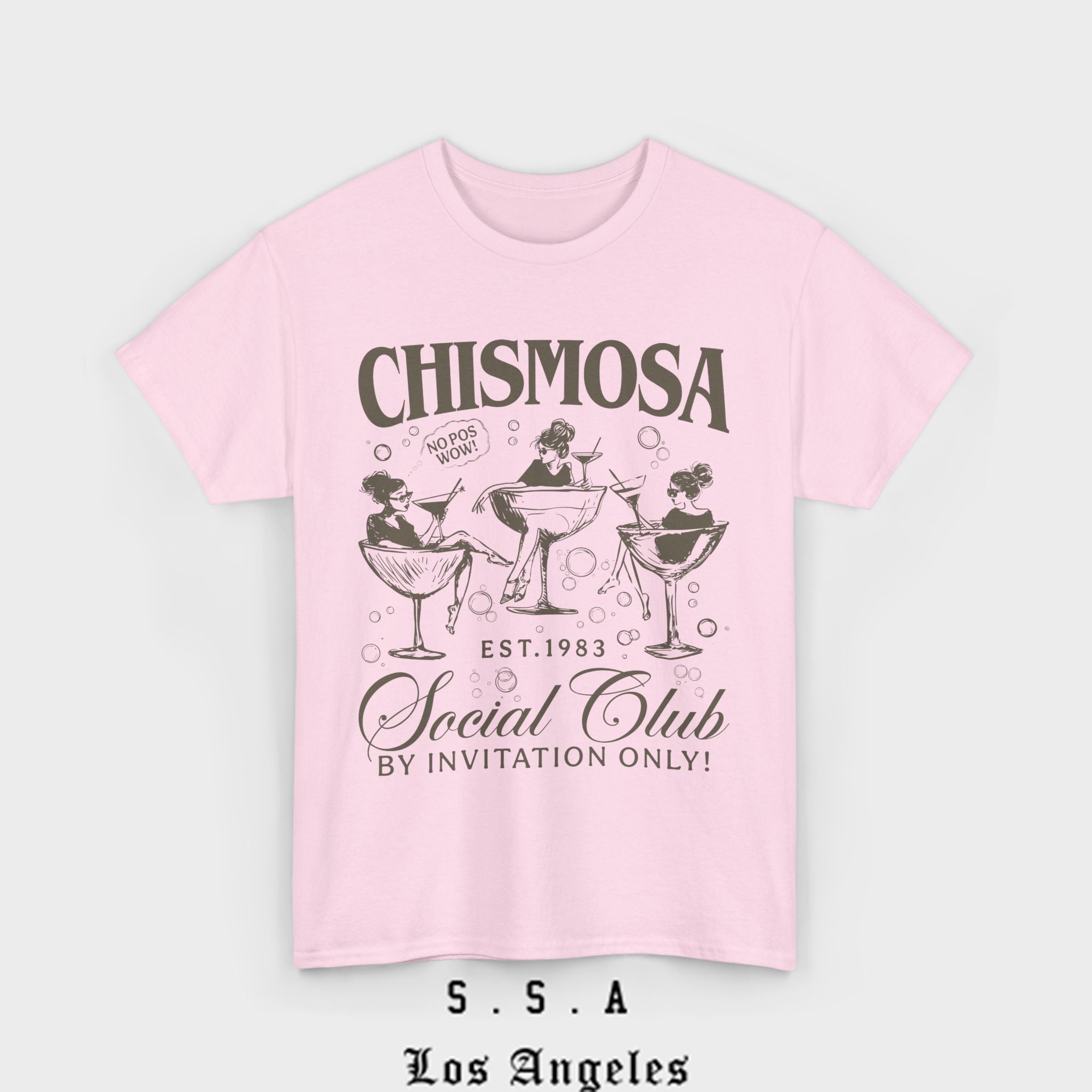 Chismosa Social Club T Shirt – Funny Vintage Vibe Tee - Stonk Shark Co.