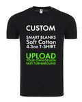 Custom 4.3oz Soft Ring Spun Smart Blanks T Shirt - Stonk Shark Co.