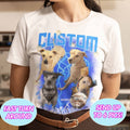 CUSTOM BOOTLEG DOG SHIRT – 90S STYLE PERSONALIZED PET TEE - Stonk Shark Co.