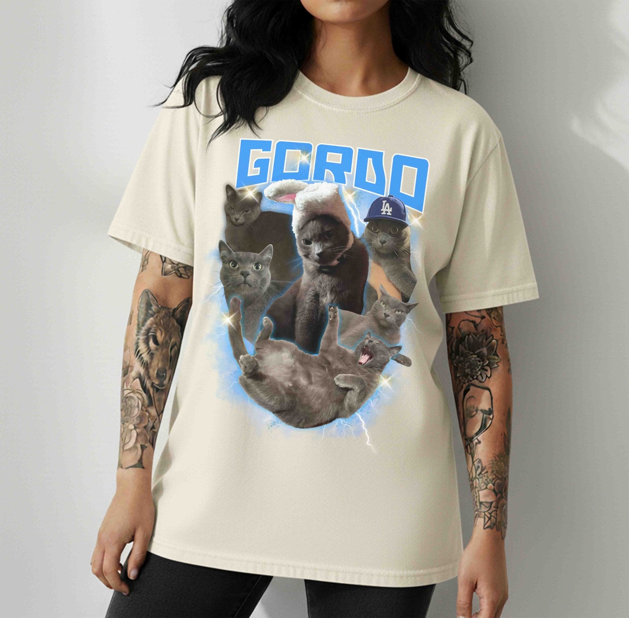 CUSTOM BOOTLEG DOG SHIRT – 90S STYLE PERSONALIZED PET TEE - Stonk Shark Co.