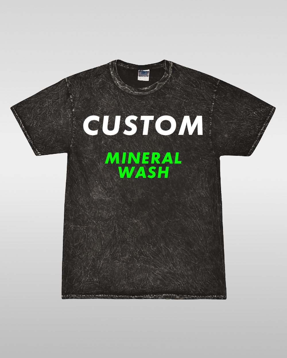 Custom Mineral Wash Shirt – Upload Your Design - Stonk Shark Co.