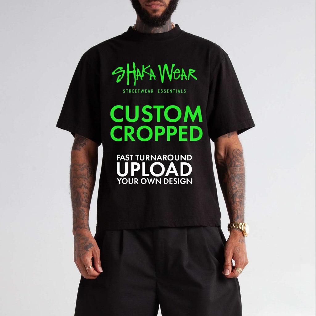 Custom Shaka Wear | Max Heavyweight Cropped Tee - Stonk Shark Co.
