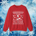 Diciembre Me Gustó Ugly Christmas Sweater – Jenni Lyrics Holiday Sweatshirt - Stonk Shark Co.