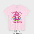 Don’t F***ing Care Bear T-Shirt – Funny Rainbow Graphic Tee - Stonk Shark Co.