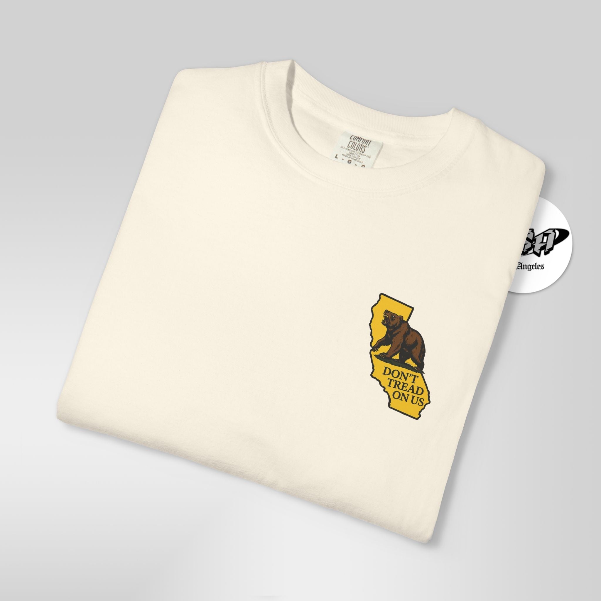 Don't Tread On Us California Bear Tee – Protest Streetwear - Stonk Shark Co.