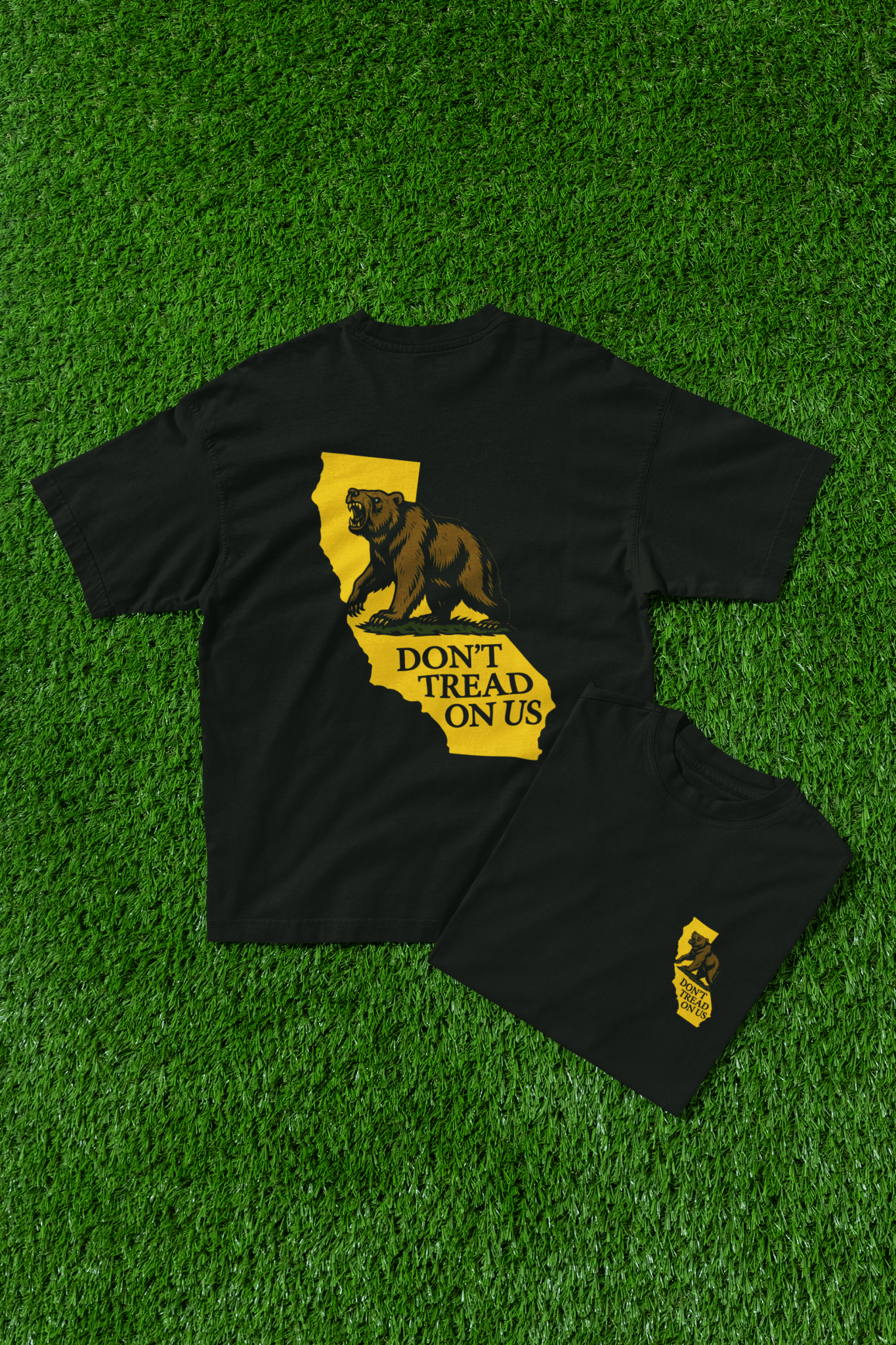 Don't Tread On Us California Bear Tee – Protest Streetwear - Stonk Shark Co.