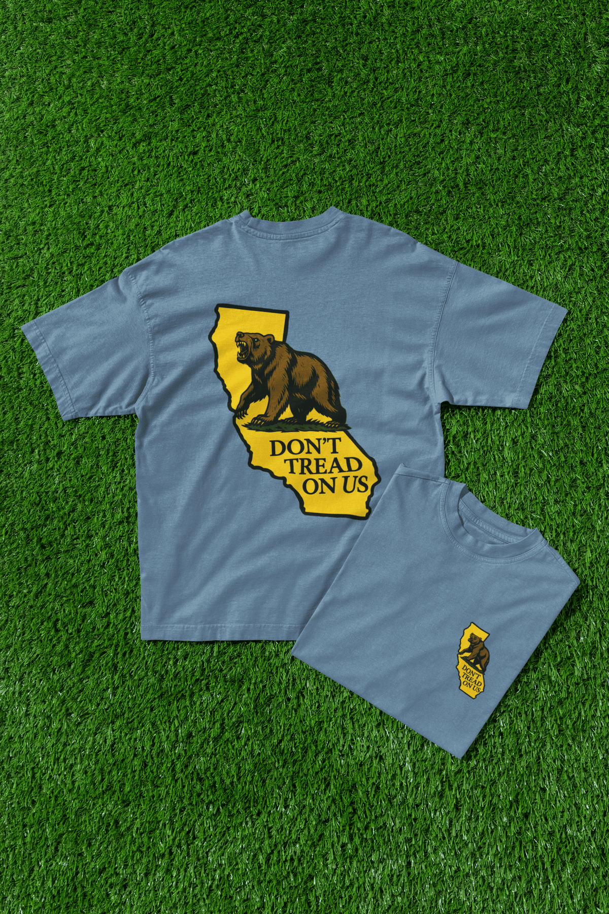 Don't Tread On Us California Bear Tee – Protest Streetwear - Stonk Shark Co.