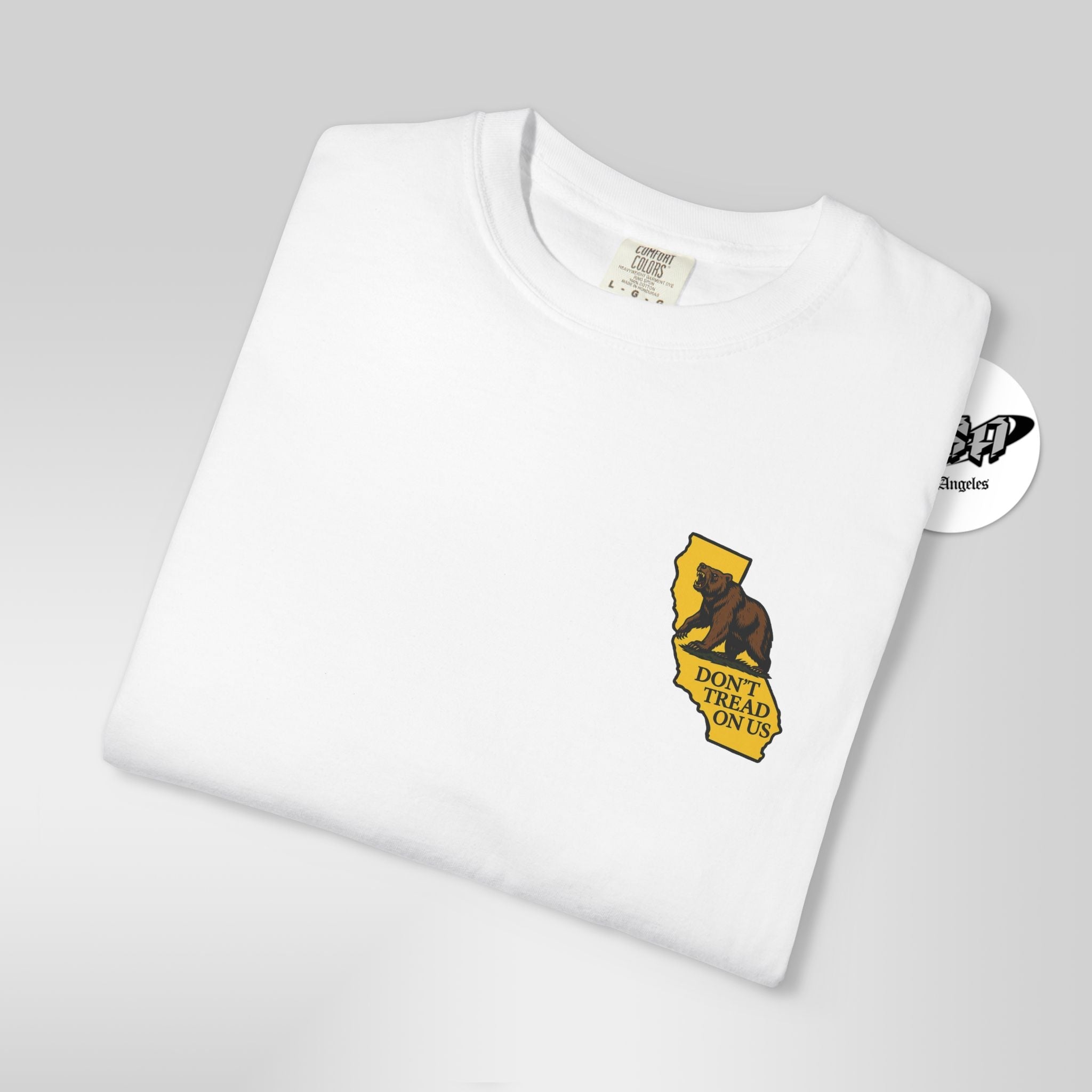 Don't Tread On Us California Bear Tee – Protest Streetwear - Stonk Shark Co.
